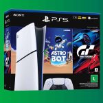 PlayStation 5 com 2 jogos por R$ 3.599 durante o