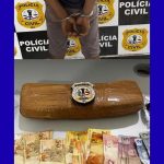Polícia Civil prende homem com grande quantidade de drogas