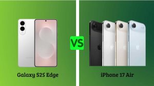 Samsung Galaxy S25 Edge x Apple iPhone 17 Air: qual