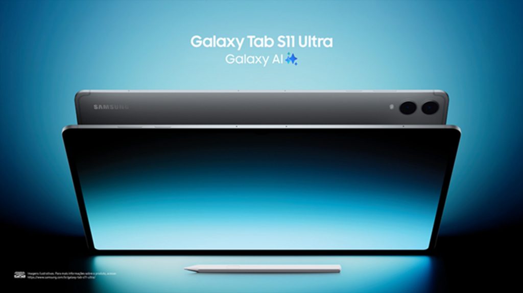 Samsung anuncia tablets Galaxy Tab S11 e S11 Ultra no
