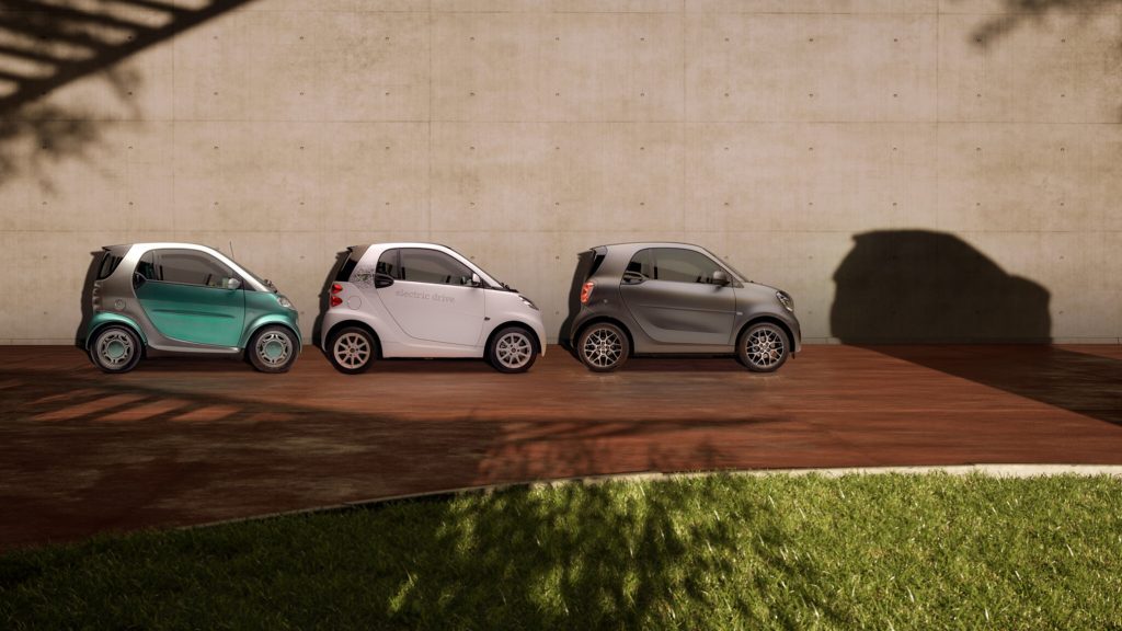 Smart vai lançar novo veículo elétrico compacto para duas pessoas