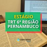 TRT 6ª Região PE abre 107 vagas para estagiários remunerados