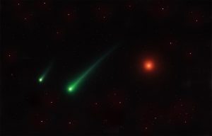 Veja dois cometas voando perto de Marte neste sábado (20)