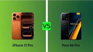 iPhone 17 Pro se parece com o Poco X6 Pro?
