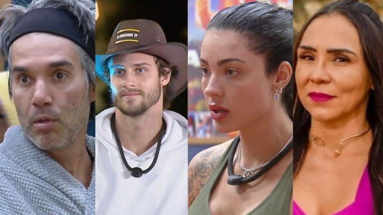 A Fazenda 17: Fernando Sampaio, Matheus Martins, Rayane Figliuzzi e