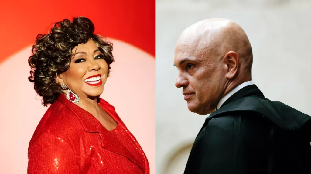 Alcione dedica show em Brasília ao ministro Alexandre de Moraes