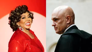 Alcione dedica show em Brasília ao ministro Alexandre de Moraes