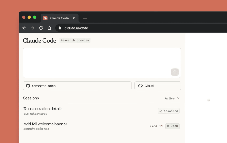 Anthropic lança Claude Code para web e amplia fontes científicas