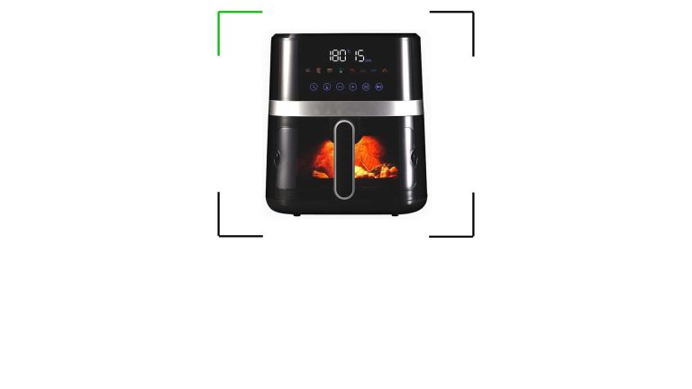 Aproveite: air fryer de 5,5 litros com visor frontal transparente