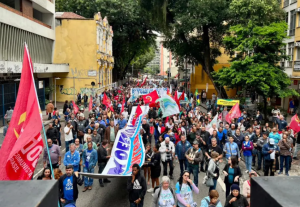 Ato no Rio de Janeiro une sindicatos e movimentos contra