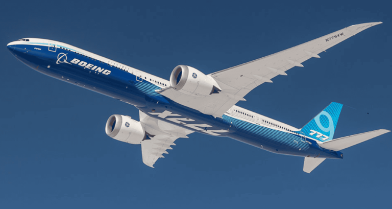 Boeing adia lançamento do modelo 777X para 2027