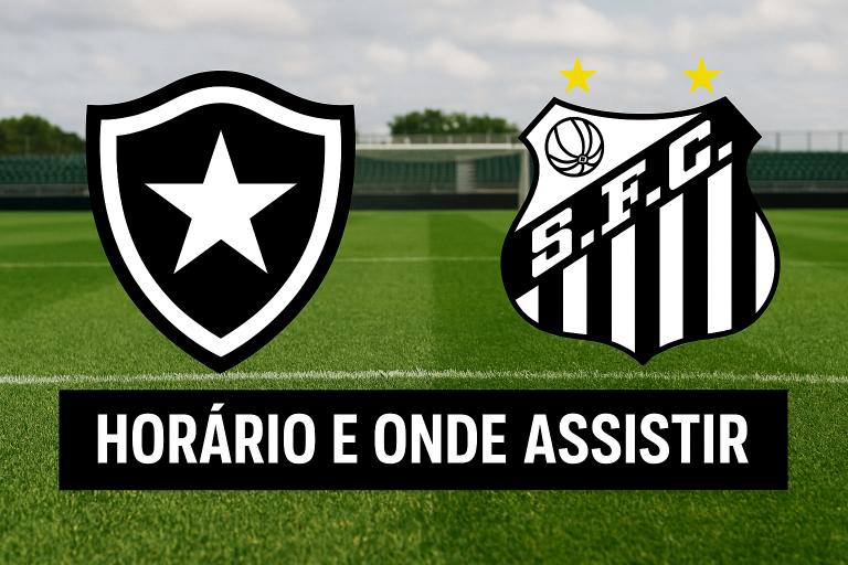 Botafogo x Santos: horário e onde assistir na TV