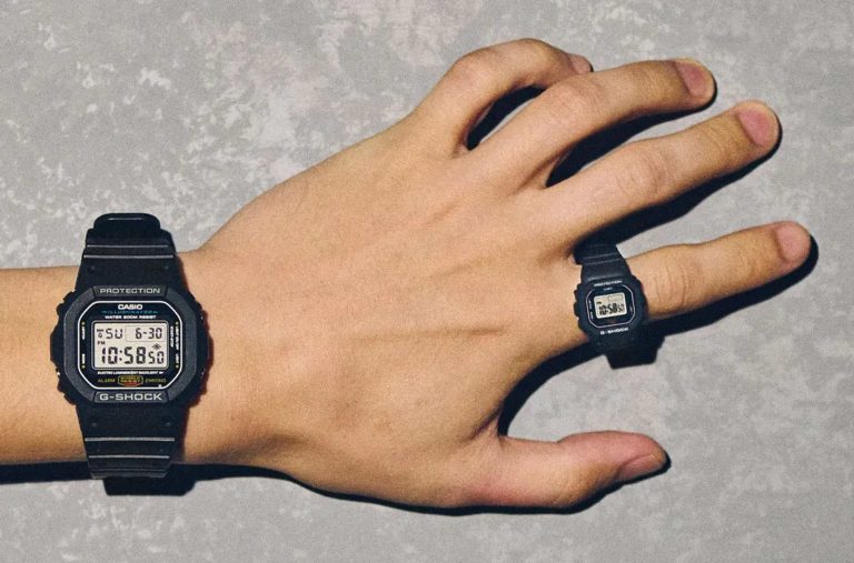 Casio lança novo anel-relógio G-Shock que cabe no dedo