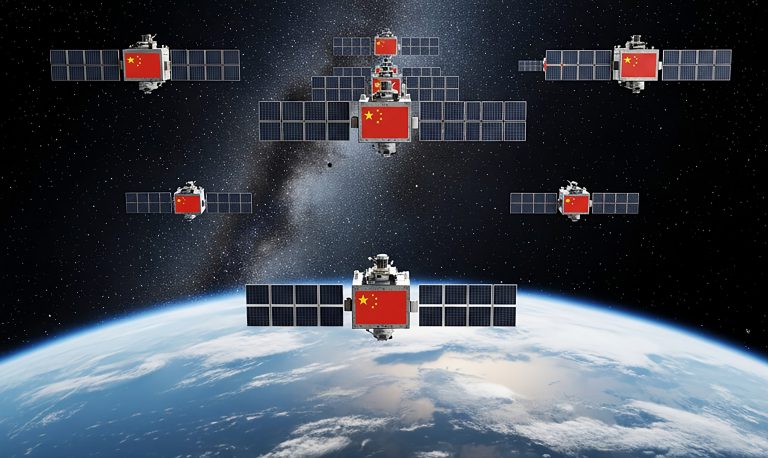 China avança com megaconstelação de satélites para competir com a