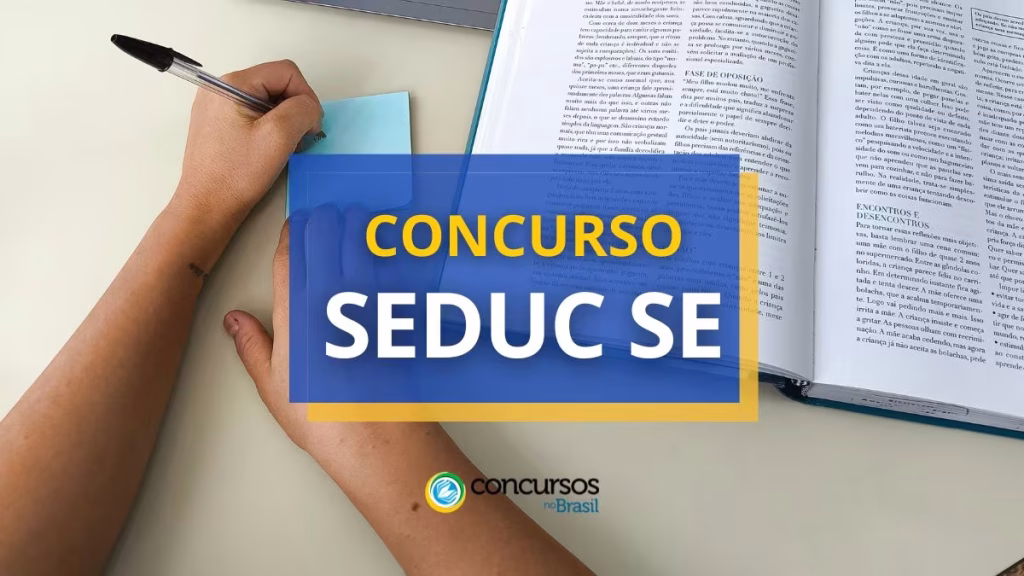 Concurso SEDUC SE tem edital publicado com 300 vagas e