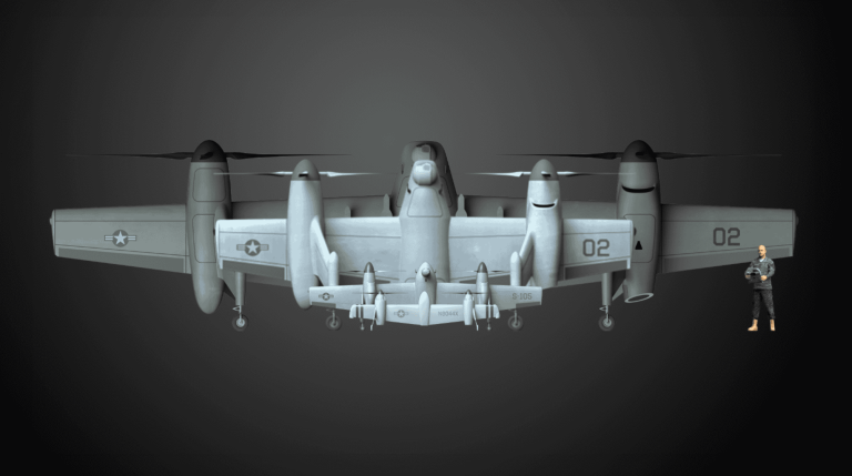 Drone gigante da Lockheed Martin dispensa pista para pouso