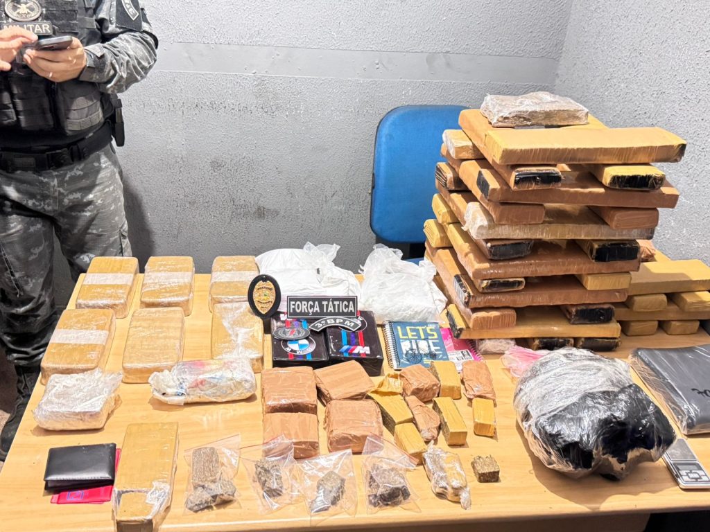 Em Imperatriz, homem é preso com 48,5 kg de drogas