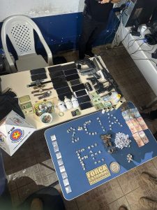 Força Estadual e Polícia Militar apreendem grande quantidade de drogas