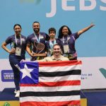 Ginastas maranhenses fazem bonito nos JEBs