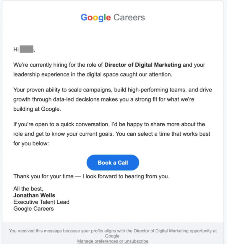 Golpe falsifica oferta de emprego do Google Careers para roubar