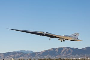 Jato supersônico X-59 da NASA completa primeiro voo histórico nos