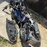 Moto roubada é recuperada pelo dono