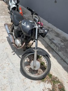 Motocicleta com numeração adulterada é apreendida pela PRF em Bacabeira