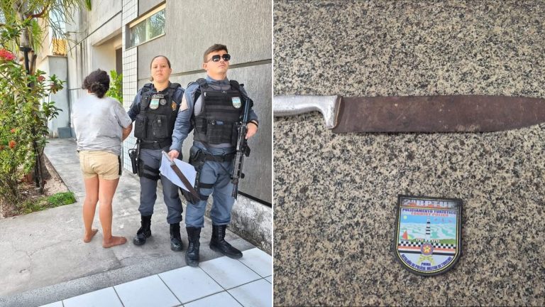 Mulher é presa suspeita de ameaçar os pais com facãoCentral