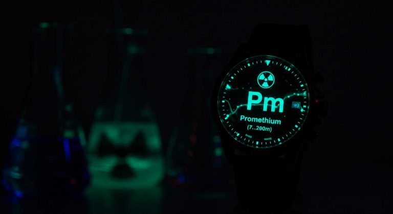 Nem rádio, nem césio! Estes relógios de pulso tinham outro