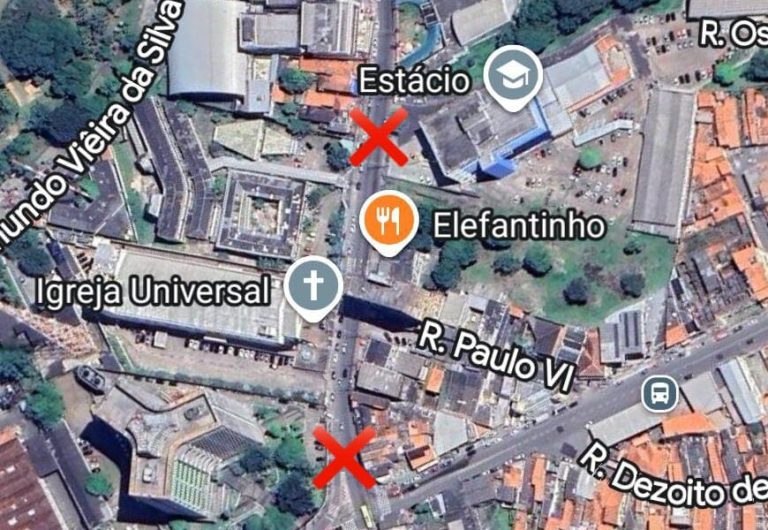 Obras de intervenção causam alterações no trânsito da Rua Oswaldo
