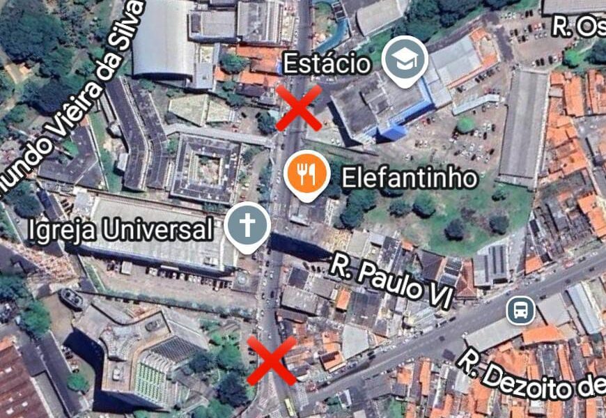 Obras de intervenção causam alterações no trânsito da Rua Oswaldo