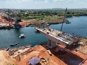 Obras na ponte entre Maranhão e Tocantins estão 75% concluídas,