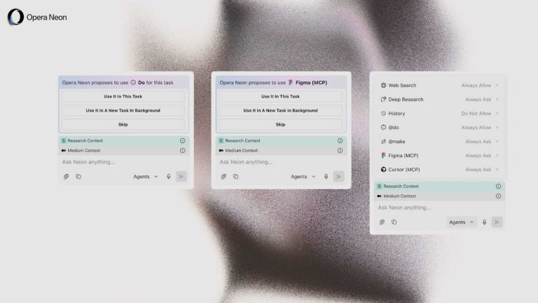 Opera: navegador Neon ganha agente de Deep Research