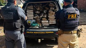 PRF e PMMA apreendem mais de 140 quilos de maconha