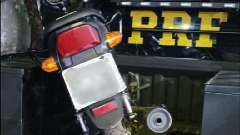 PRF recupera motocicleta clonada na BR-316