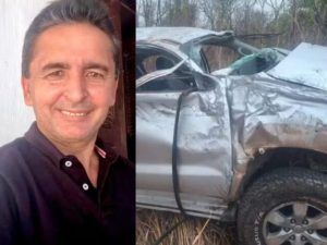 Prefeito de Governador Luiz Rocha sofre grave acidente na Bahia