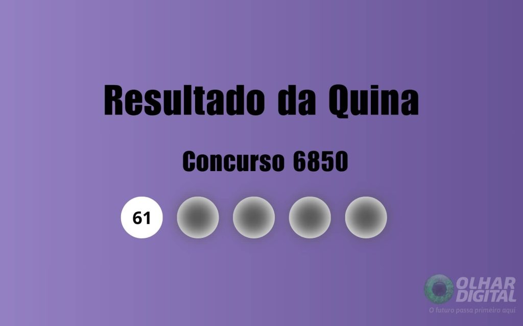 Quina 6850: veja resultado de hoje, sábado (11)