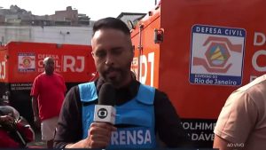 Repórter da Globo fica desesperada após corpos serem expostos ao