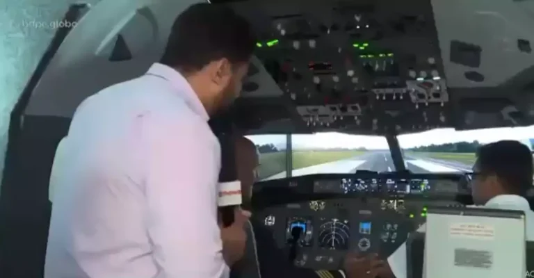 Susto no ar! ‘Avião cai’ ao vivo enquanto repórter da