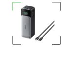 Três portas e muita energia: power bank Anker de 24.000