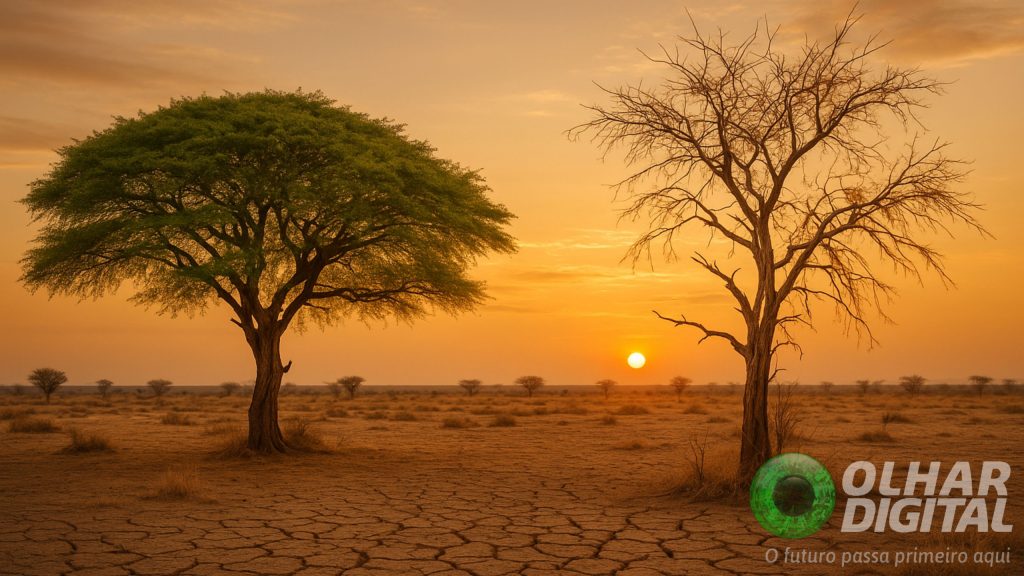 Uma gasta, a outra guarda: como árvores irmãs enfrentam secas
