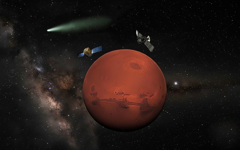 Veja novas imagens do visitante interestelar 3I/ATLAS passando por Marte