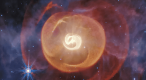 A dança cósmica do caos: Webb desvenda espirais de estrelas