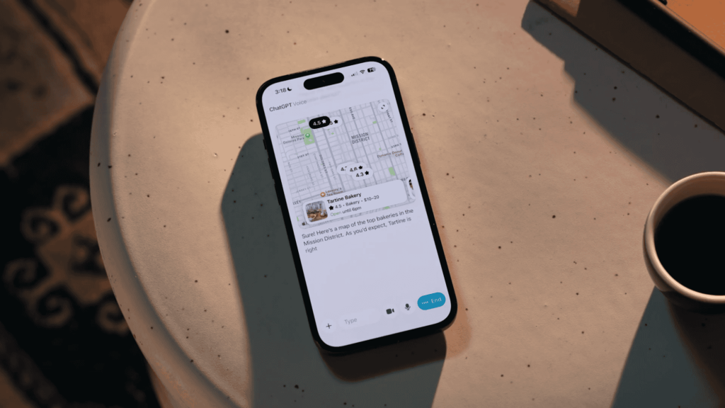 Agora dá para mandar áudios para o ChatGPT sem sair