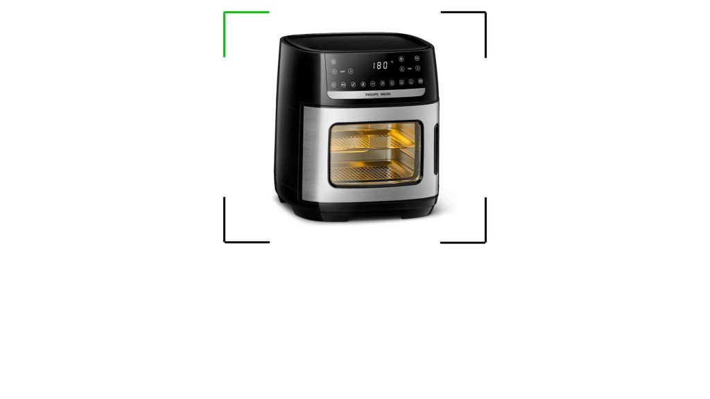 Air fryer com vidro frontal e alta capacidade: modelo da