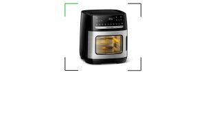 Air fryer com vidro frontal e alta capacidade: modelo da
