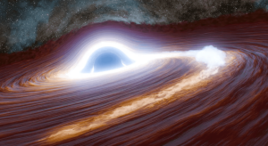 Buraco negro supermassivo a 10 bilhões de anos-luz produz maior