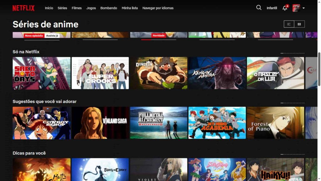 Código de anime na Netflix: descubra como acessar categorias escondidas