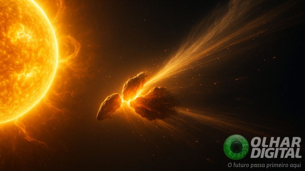 Cometa ‘novo’ não sobrevive ao encontro com o Sol e