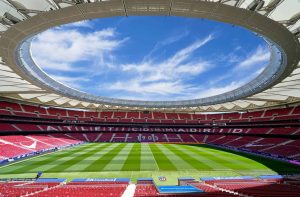 Estádio do Atlético de Madrid inova com faixa de LED